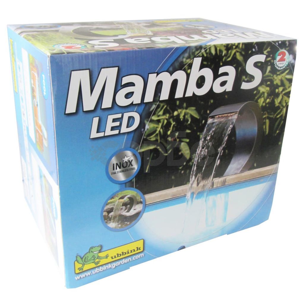 Ubbink Водопад Mamba S-LED неръждаема стомана 7504632