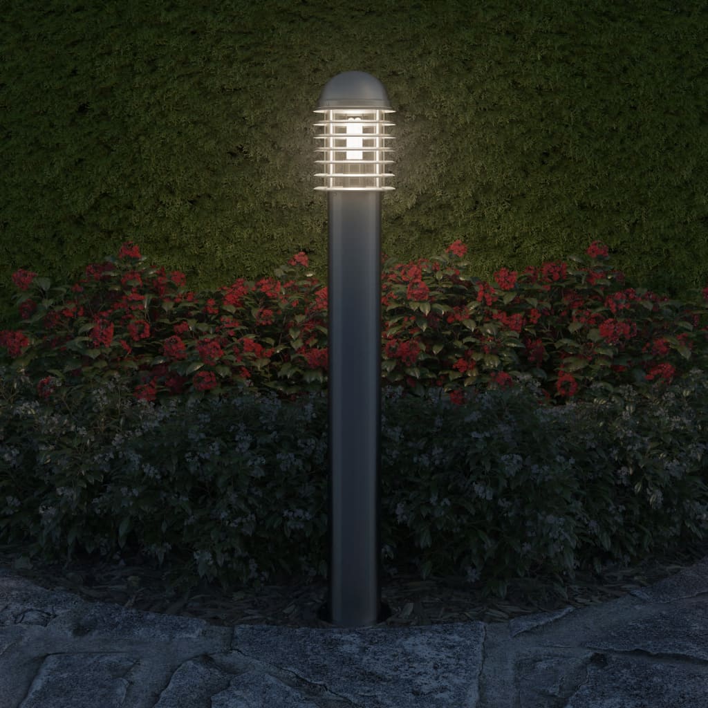Външна лампа на стойка от неръждаема стомана