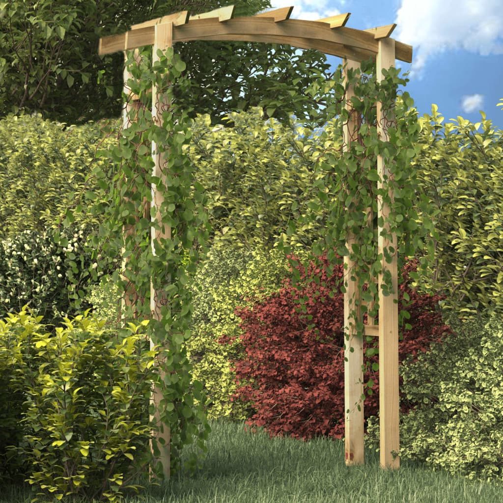 Решетъчна арка, 150x60x210 см, дърво