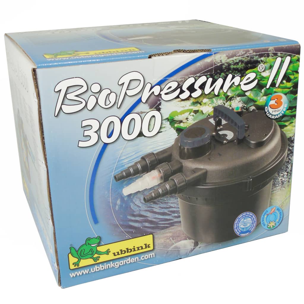 Ubbink Филтър за езеро BioPressure 3000, 5 W, 1355408