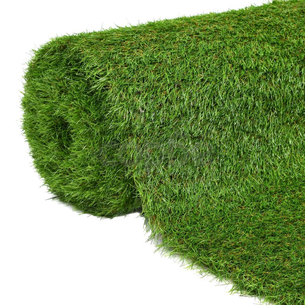 Изкуствена трева, 1x5 м / 40 мм, зелена