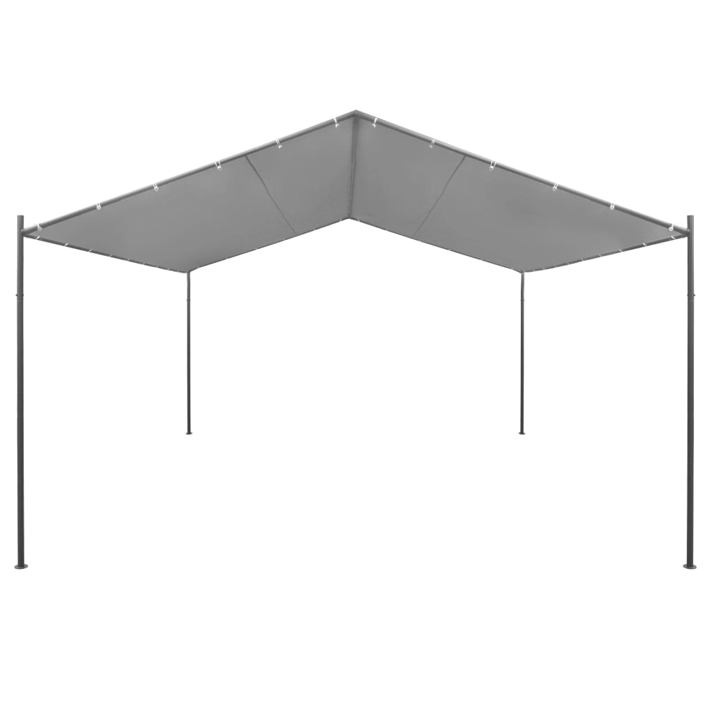 Градинска шатра, стомана, 400x400x260 см, антрацит