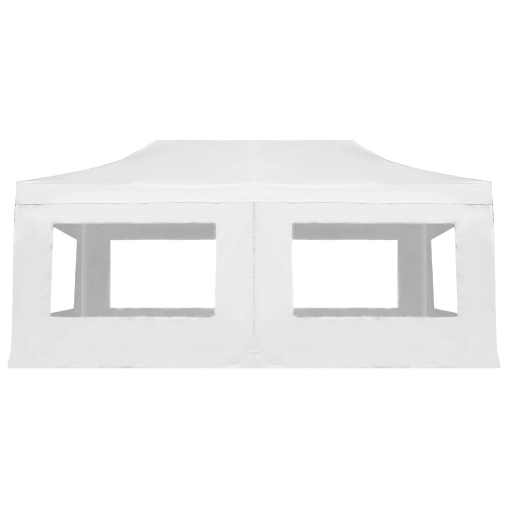 Професионална сгъваема парти шатра + стени алуминий 6х3 м бяла