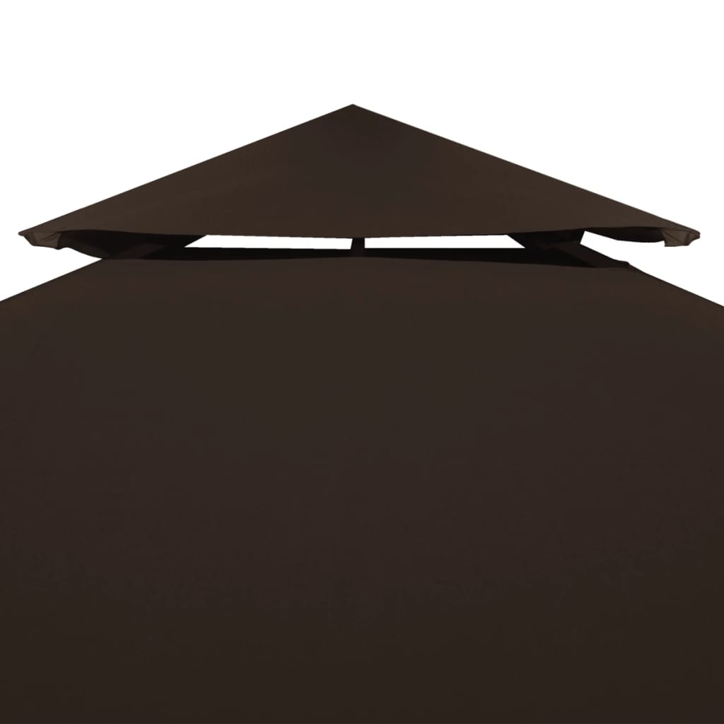Двоен покрив за шатра, 310 г/кв.м., 3x3 м, кафяв