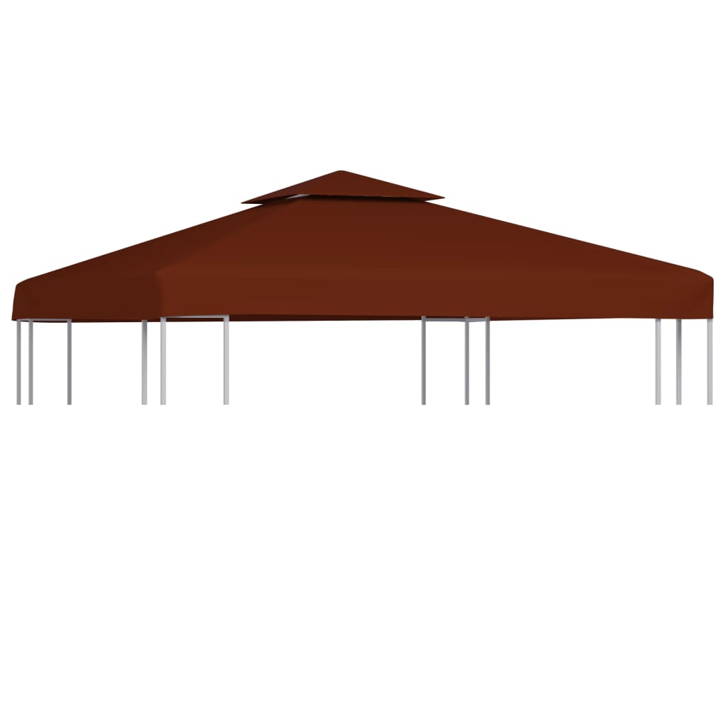 Двоен покрив за шатра, 310 г/кв.м., 3x3 м, теракота