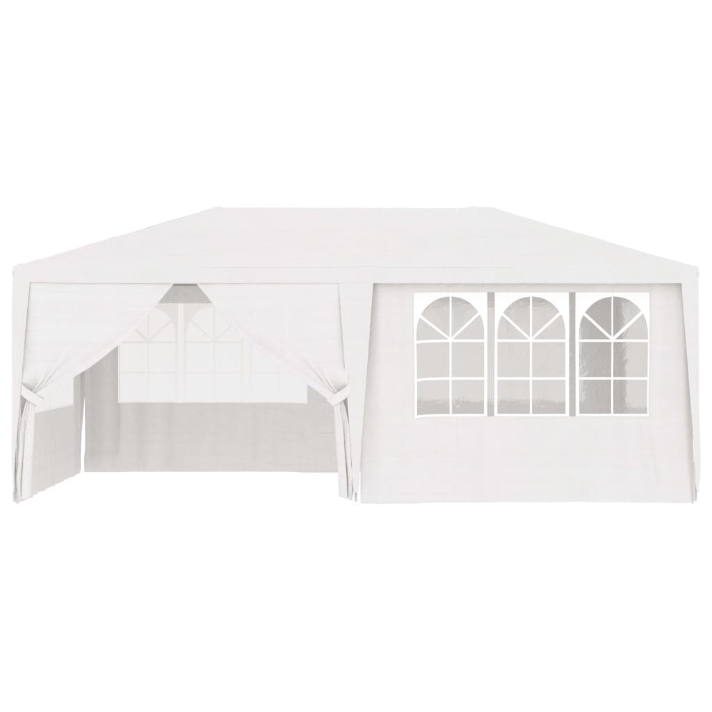 Професионална парти шатра със стени 4х6 м бяла 90 г/кв.м.