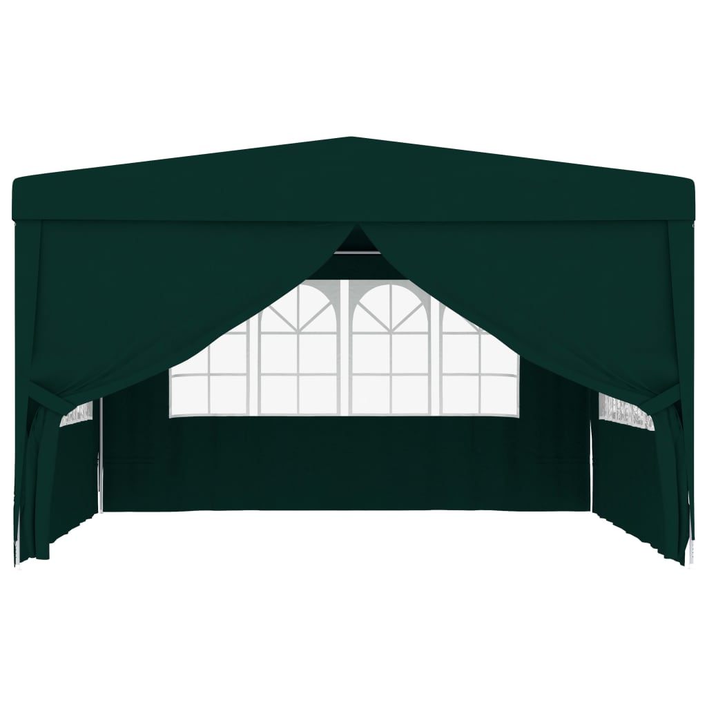 Професионална парти шатра със стени 4х4 м зелена 90 г/кв.м.