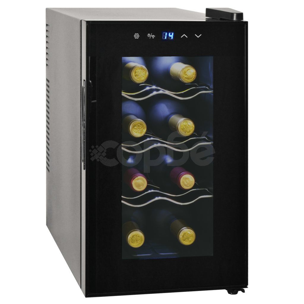 Охладител за вино, 25 л, 8 бутилки, LCD дисплей