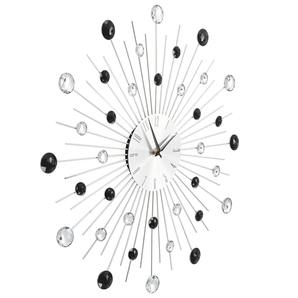 Стенен часовник с кварцов механизъм, модерен дизайн, 50 см
