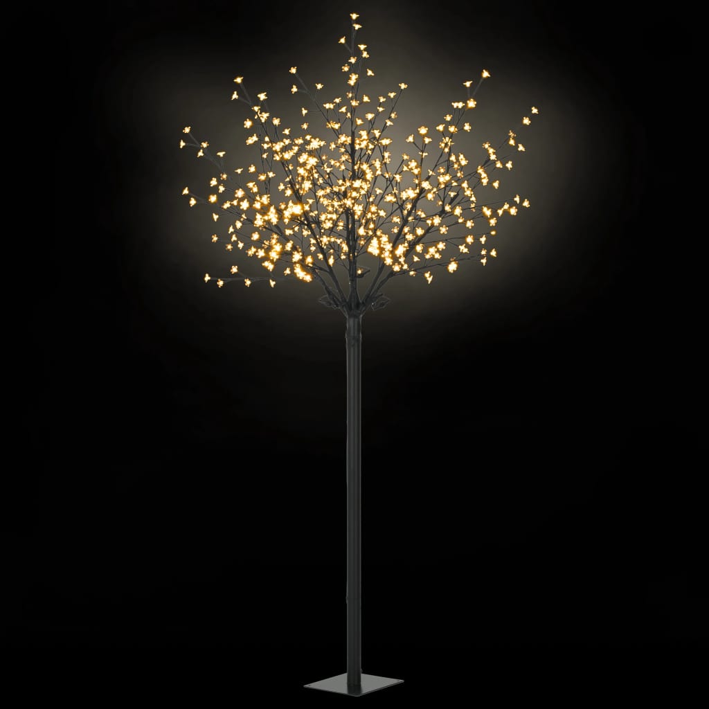 LED коледно дърво за закрито и открито, IP44 250 см, топло бяло
