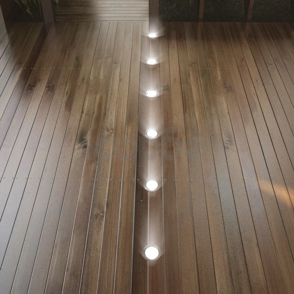 Подово LED осветление, топло бяла светлина – 6 крушки