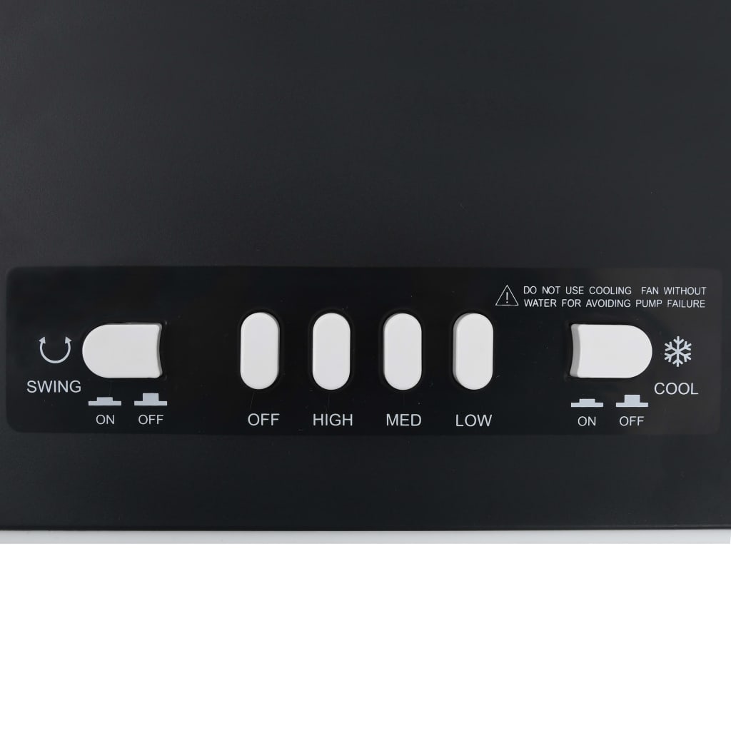 3-в-1 мобилен охладител, бяло и черно, 61x31x27 см, 65 W