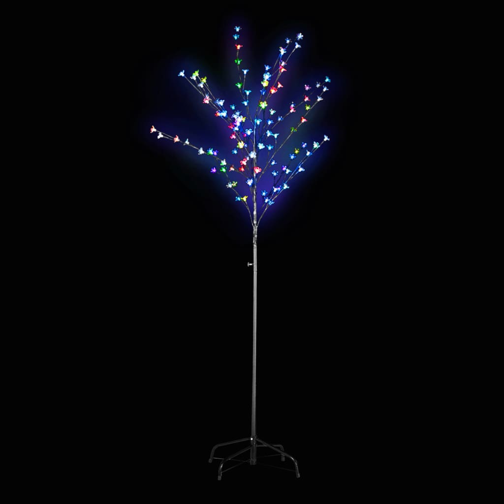 LED дърво с многоцветна трептяща светлина 180см