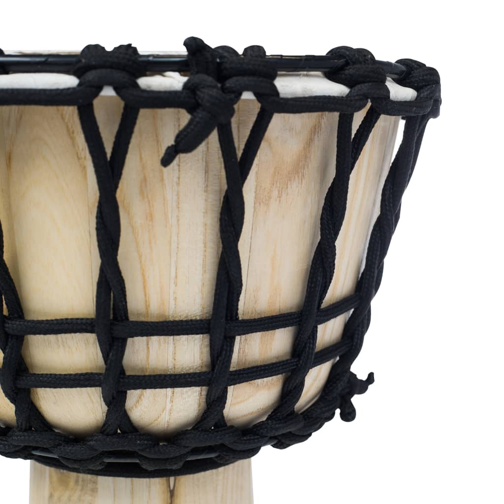 Джембе барабан с 25 см обтягащи въжета, козя кожа