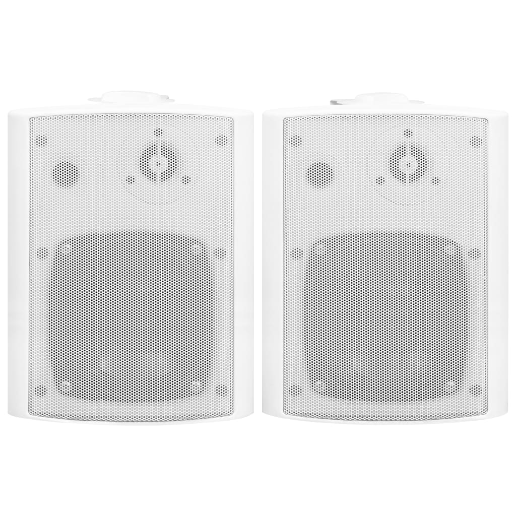 Стенни стерео високоговорители 2 бр бели вътрешни/външни 100 W