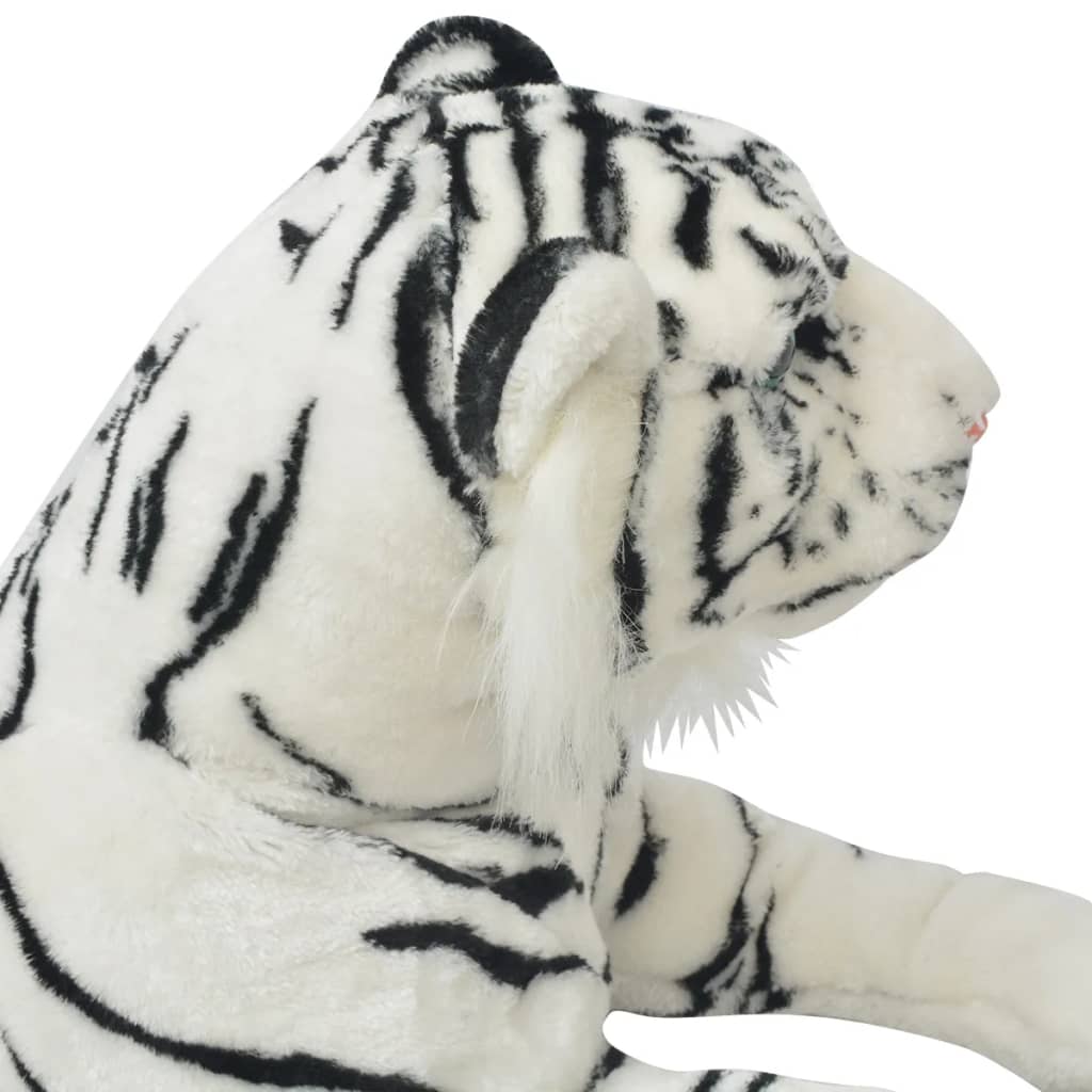 Плюшена детска играчка тигър бяла XXL