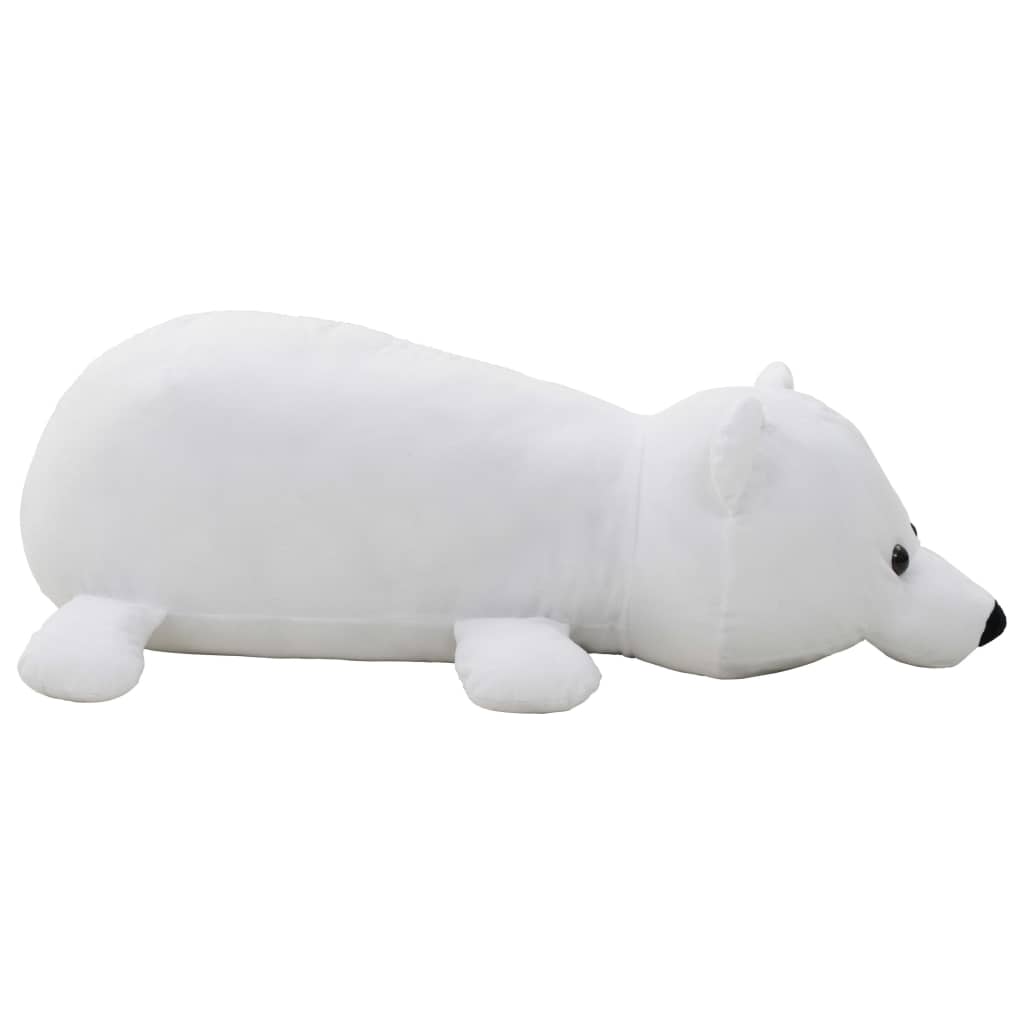 Плюшена играчка полярна мечка, бяла