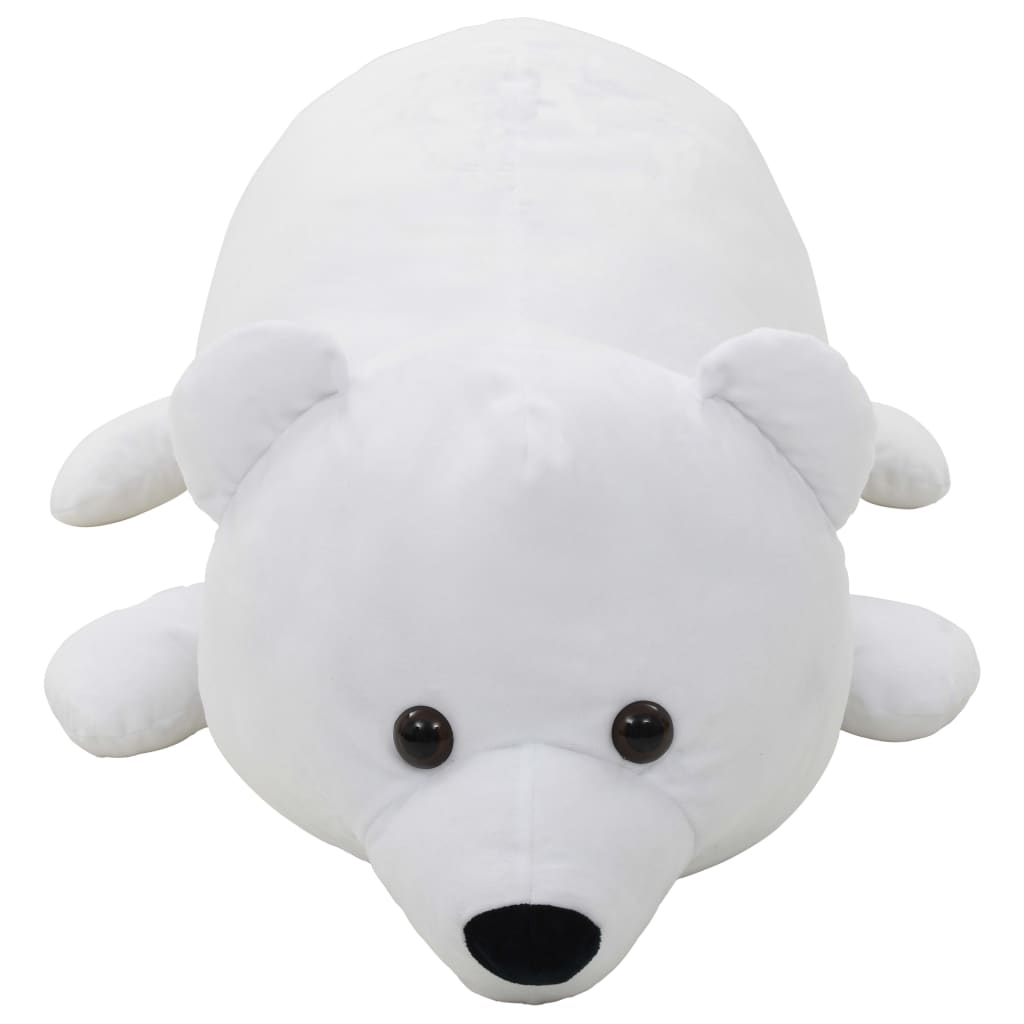Плюшена играчка полярна мечка, бяла