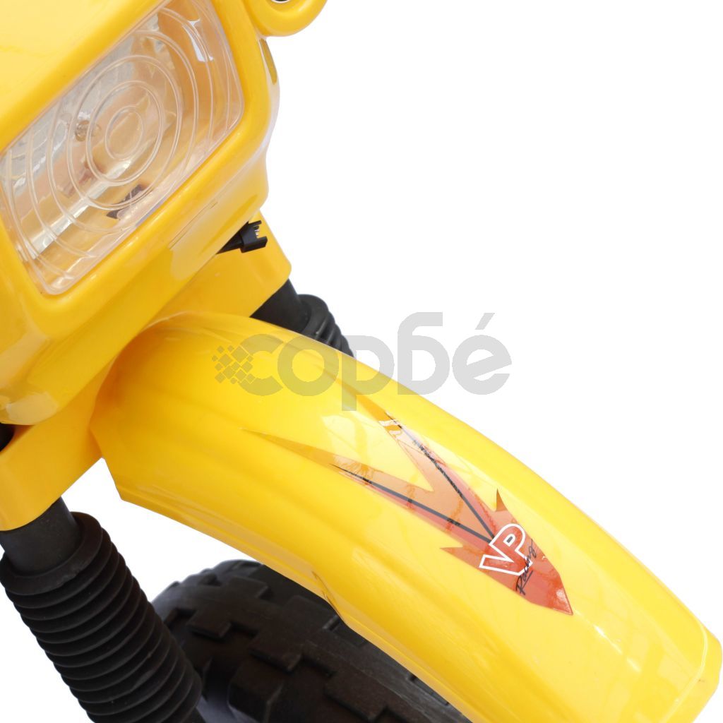 Детски електрически мотор, жълт