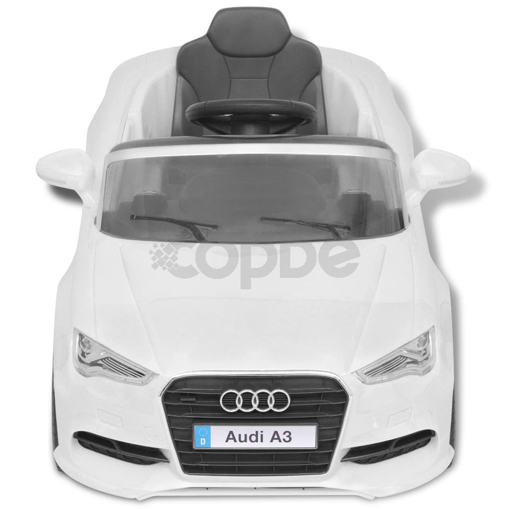 Електрически автомобил с дистанционно управление, Audi A3, Бял 