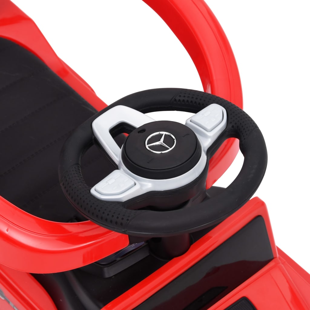 Количка за бутане и яздене Mercedes Benz G63 червена