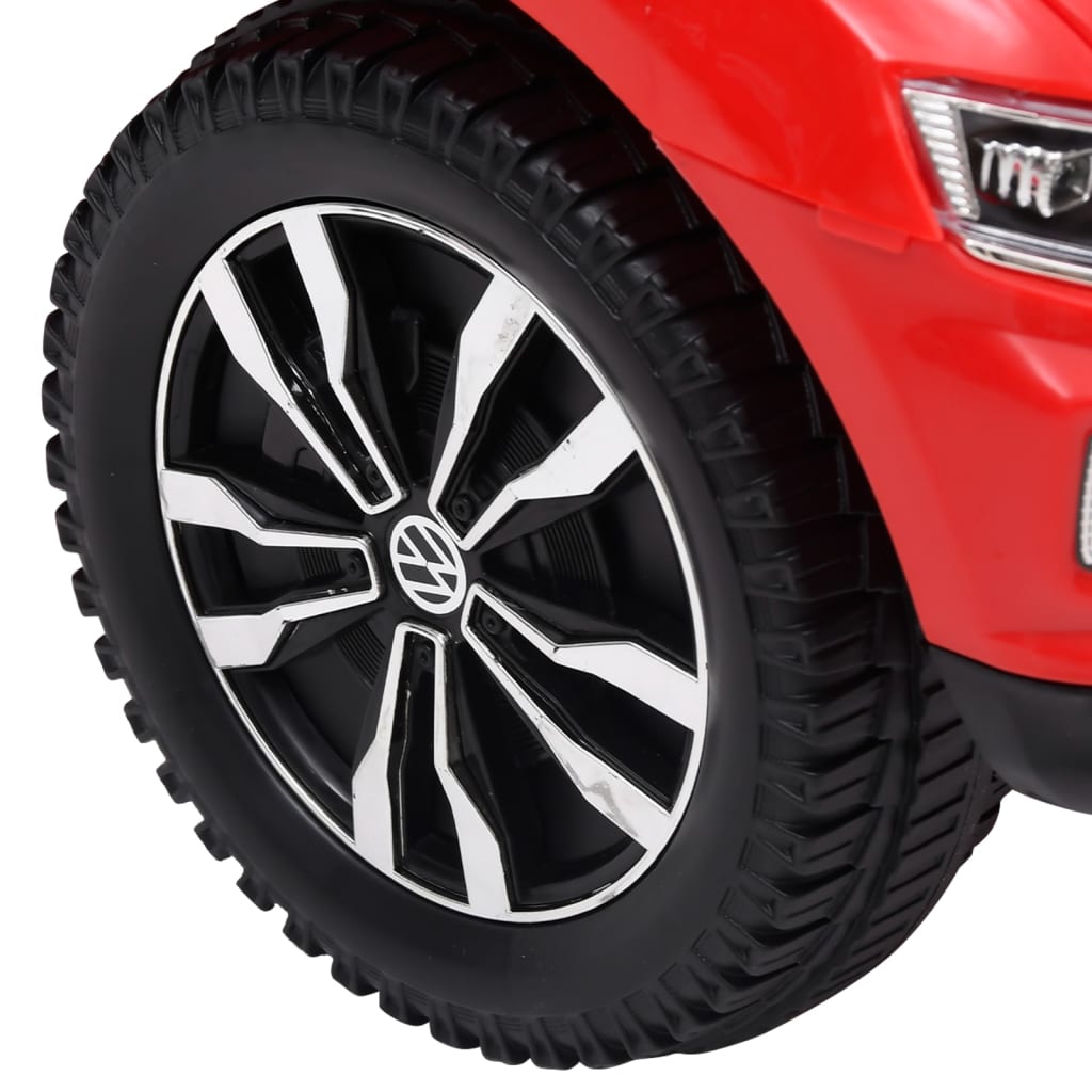 Кола за бутане Volkswagen T-Roc, червена