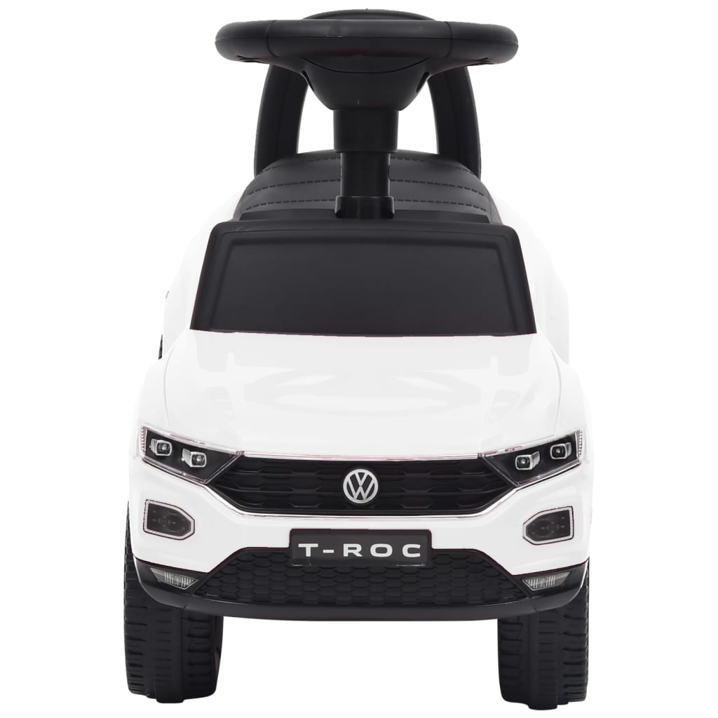 Кола за бутане Volkswagen T-Roc, бяла