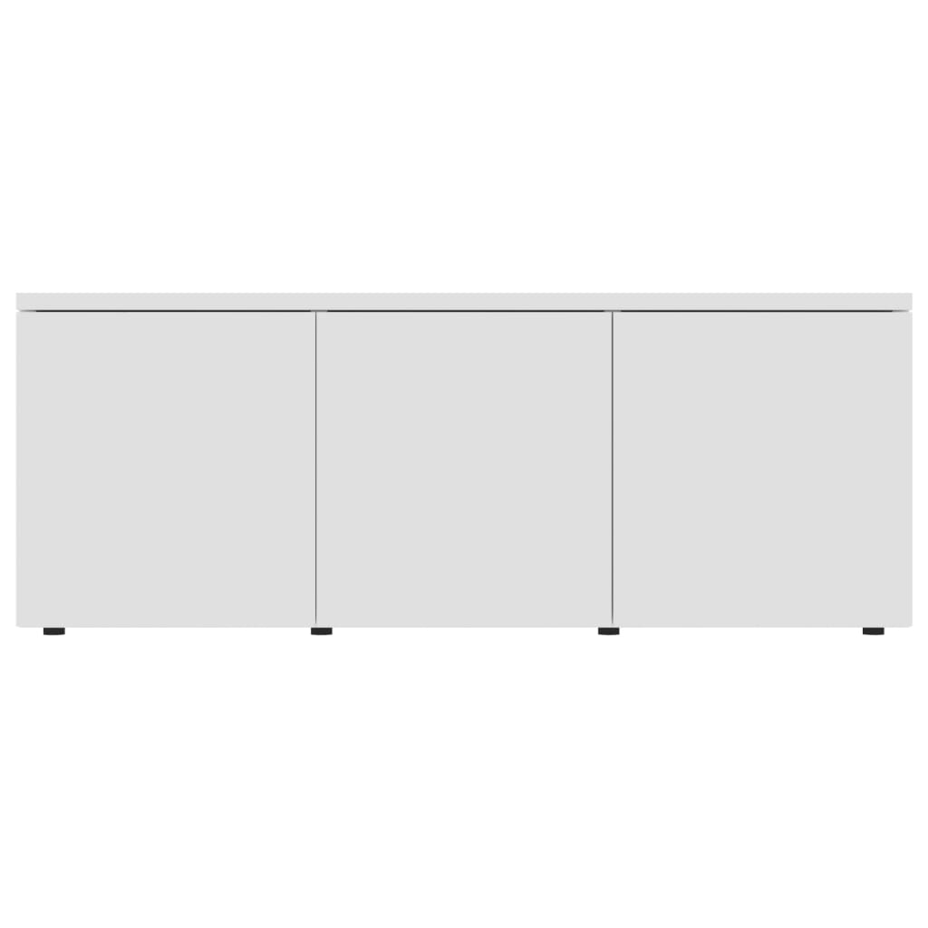ТВ шкаф, бял, 80x34x30 см, ПДЧ