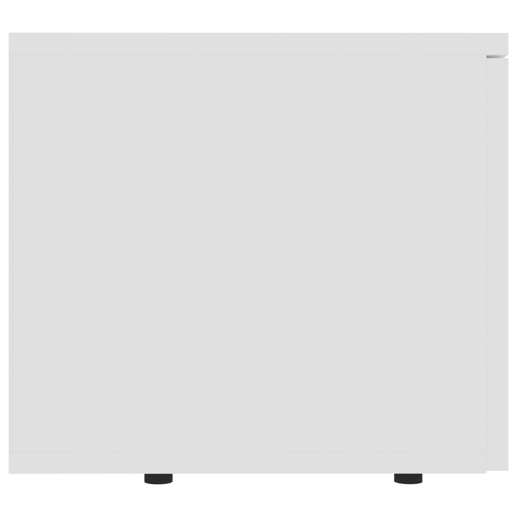 ТВ шкаф, бял, 80x34x30 см, ПДЧ
