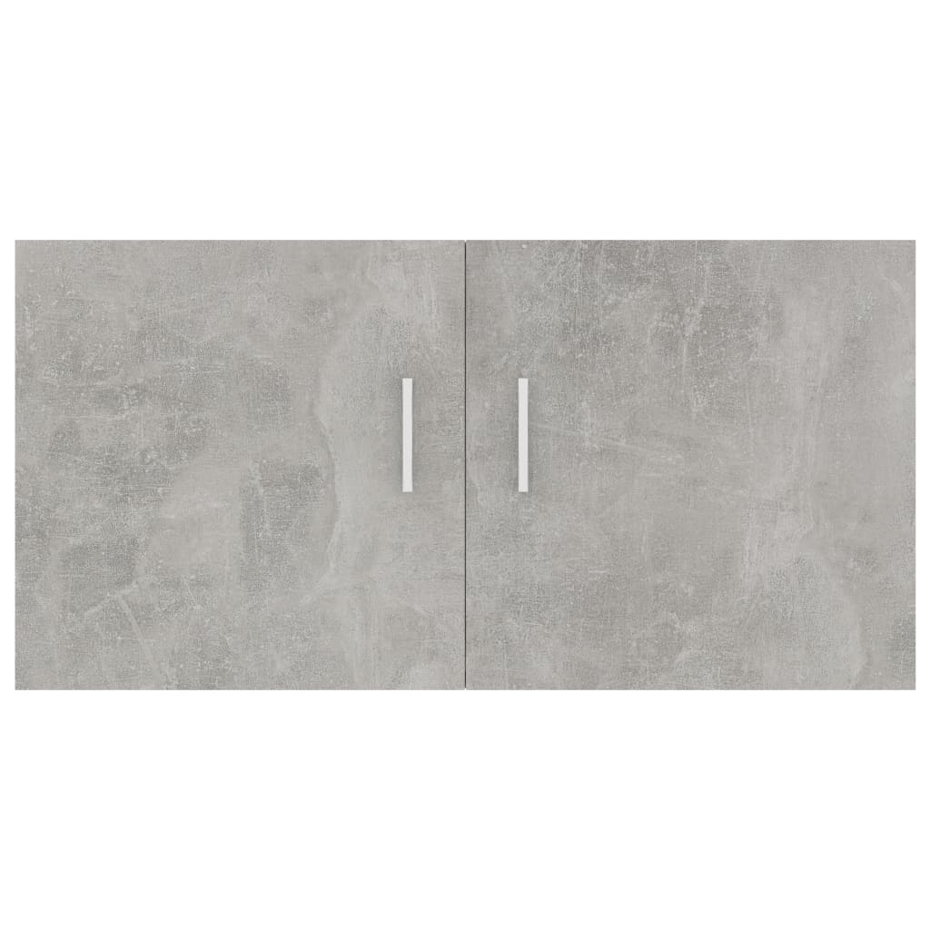 Шкаф за стена, бетонно сиво, 80x39x40 см, ПДЧ