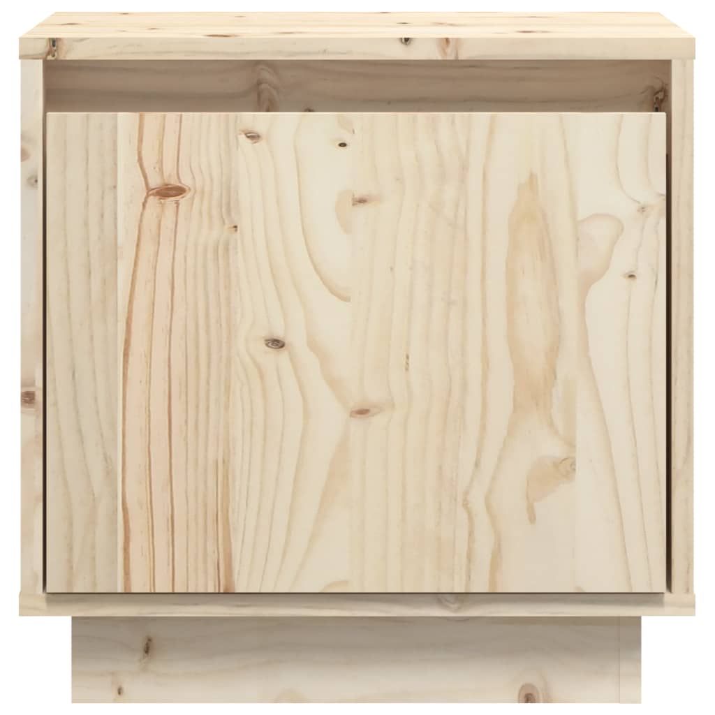 Нощни шкафчета, 2 бр, 40x30x40 см, борово дърво масив