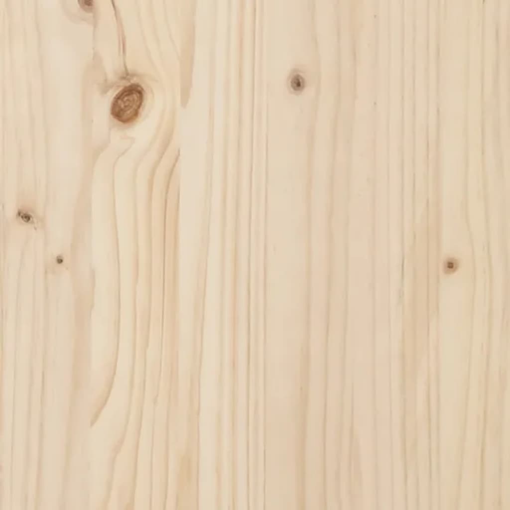 Нощно шкафче, 40x35x50 см, борово дърво масив