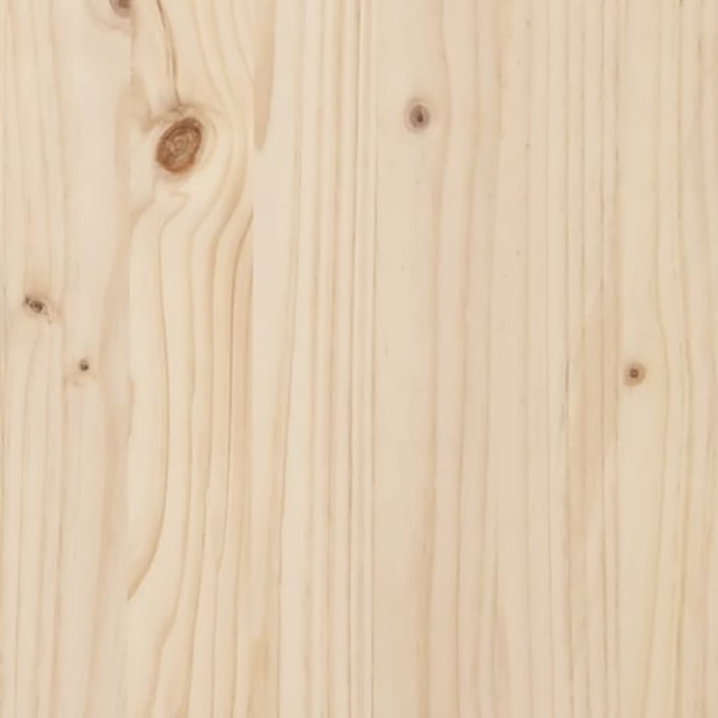 Нощно шкафче, 40x34x40 см, борово дърво масив