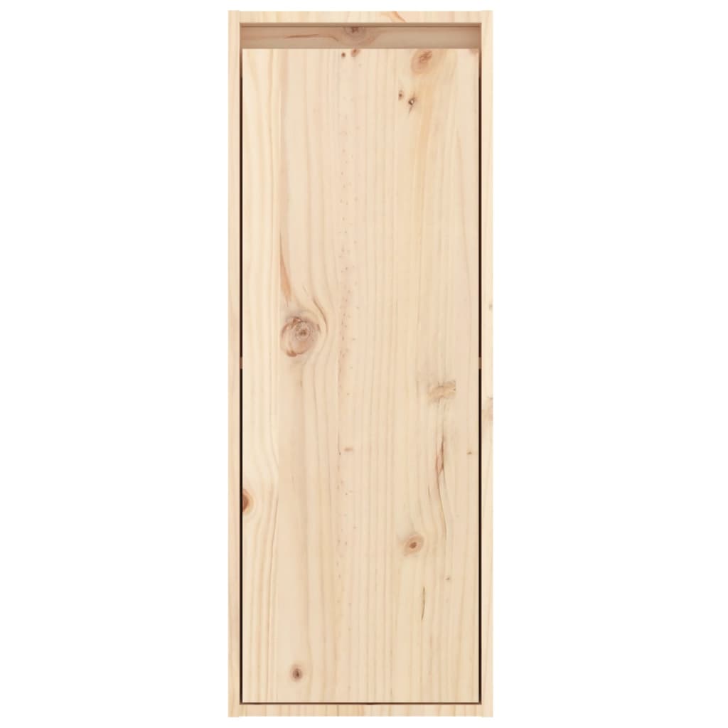 Стенен шкаф, 30x30x80 см, борово дърво масив