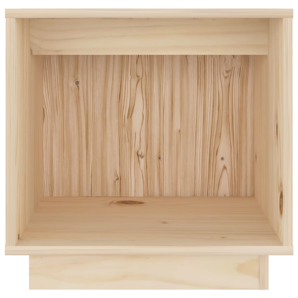 Нощно шкафче, 40x30x40 см, борово дърво масив