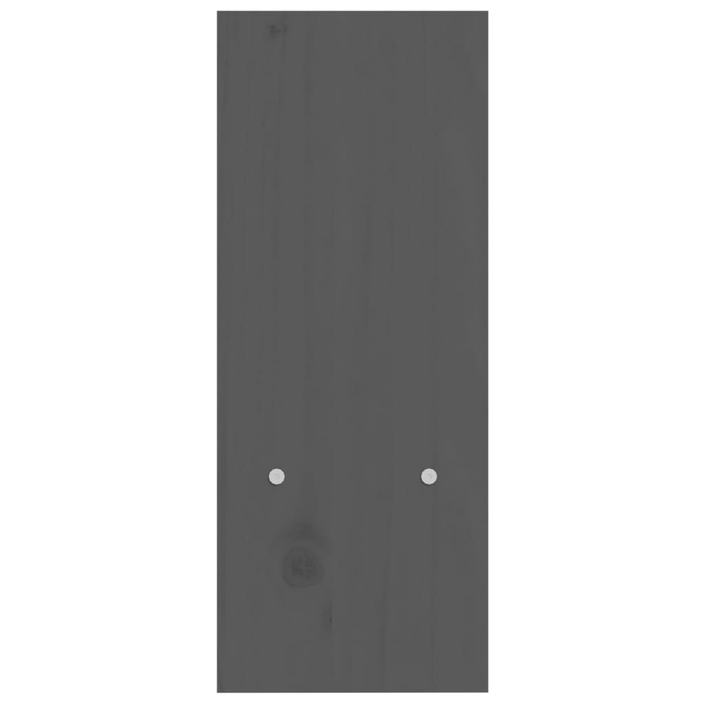 Поставка за монитор, сива, (39-72)x17x43 см, бор масив