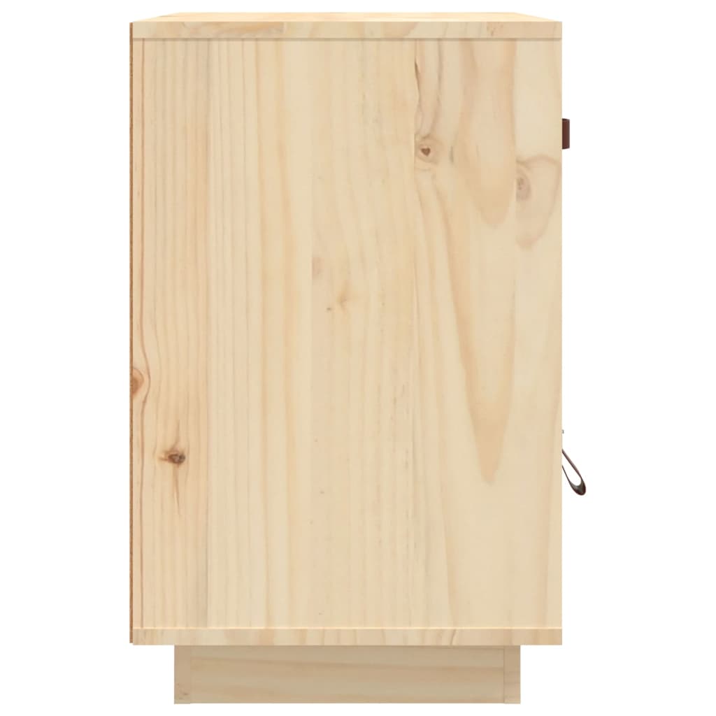 Нощно шкафче, 40x34x55 см, борово дърво масив