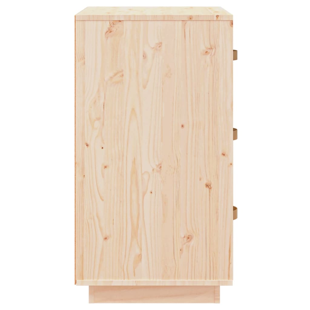 Нощно шкафче, 40x40x75 см, борово дърво масив
