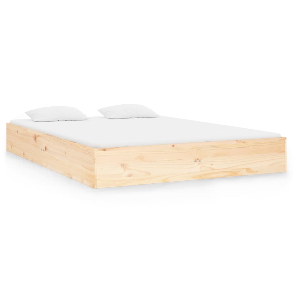 Рамка за легло, дърво масив, 135x190 cм, 4FT6 Double