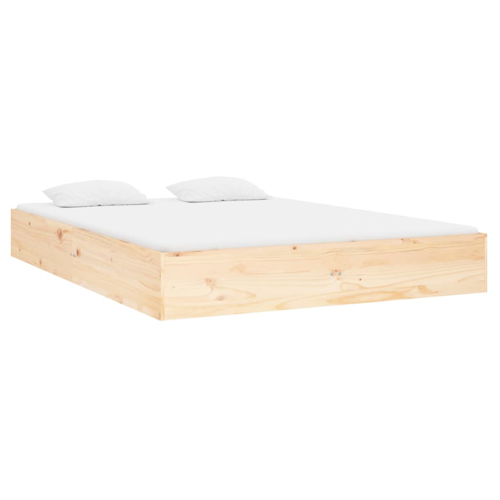 Рамка за легло, дърво масив, 135x190 cм, 4FT6 Double