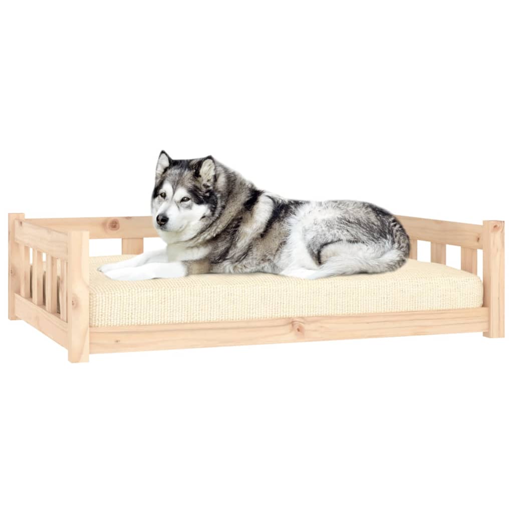 Кучешко легло, 105,5x75,5x28 см, борова дървесина масив