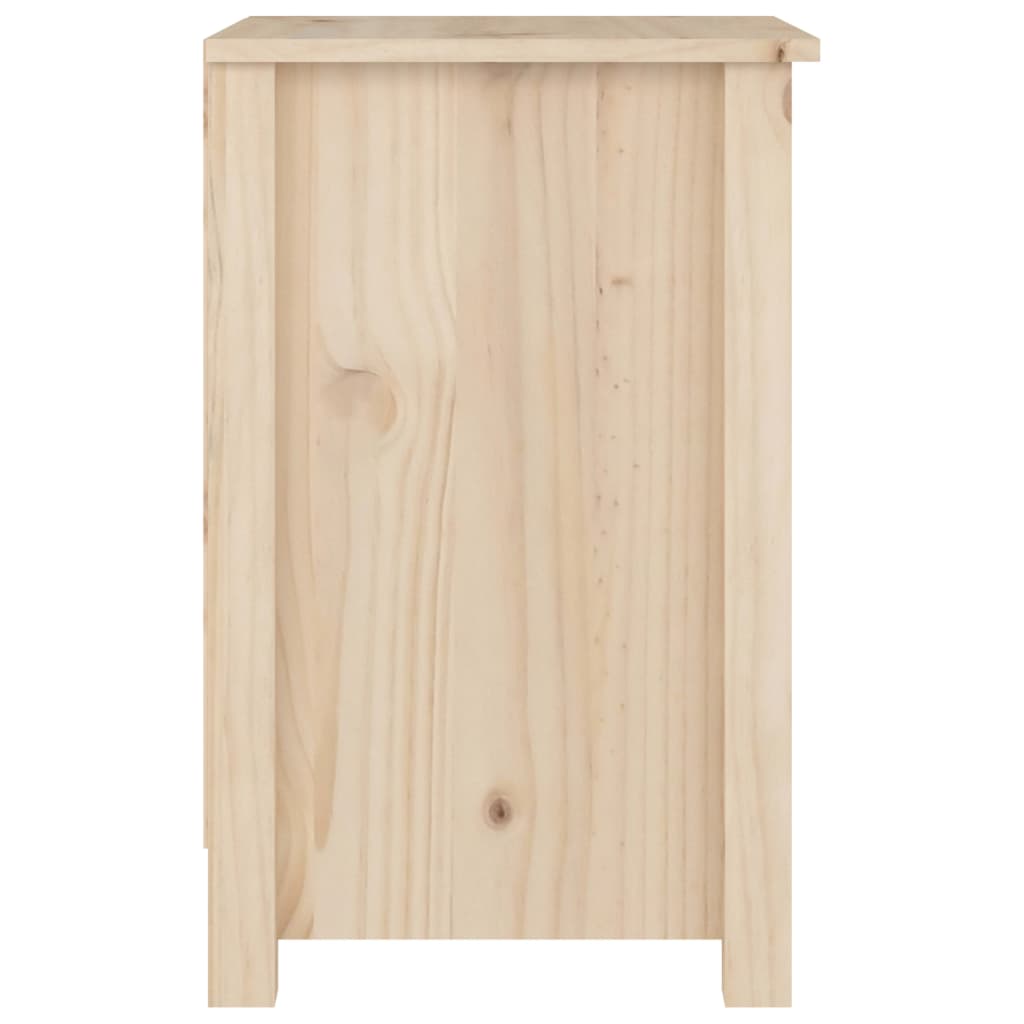 Нощни шкафчета, 2 бр, 40x35x55 см, борово дърво масив