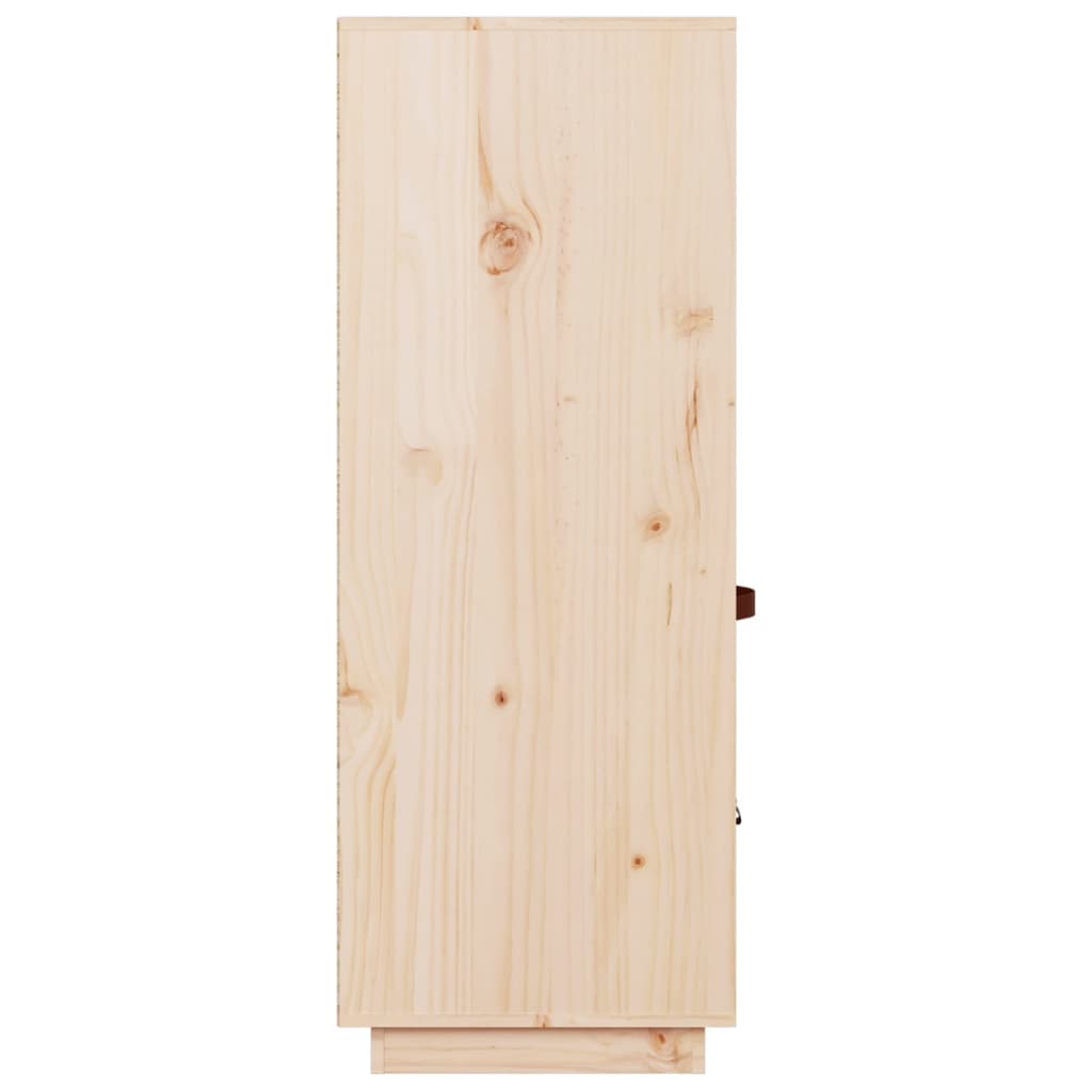 Висок шкаф, 67x40x108,5 см, борово дърво масив