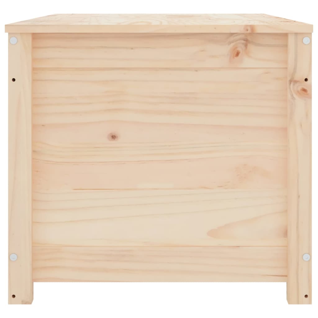 Кутия за съхранение, 110x50x45,5 см, борово дърво масив