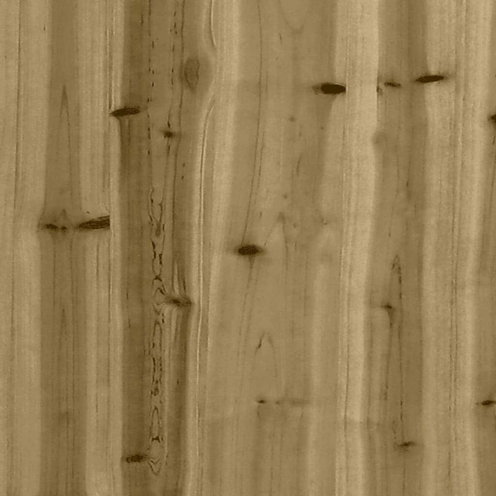 Средни дивани с възглавници 2 бр сиви импрегнирано борово дърво