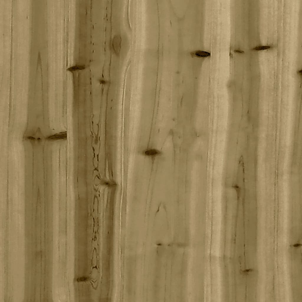 Градинска табуретка, 120x80 см, импрегнирана борова дървесина