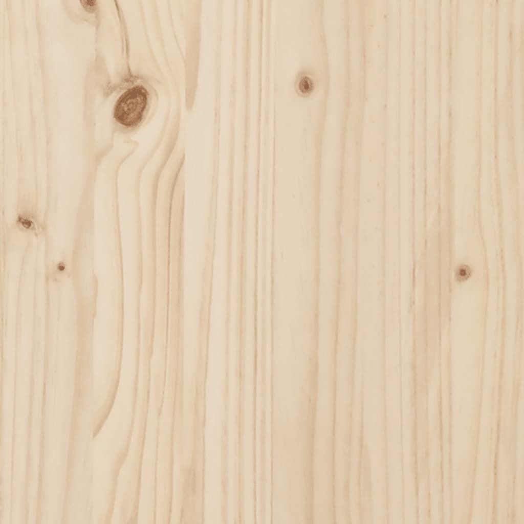 Пейка със саксии, 184,5x39,5x56,5 см, борово дърво масив