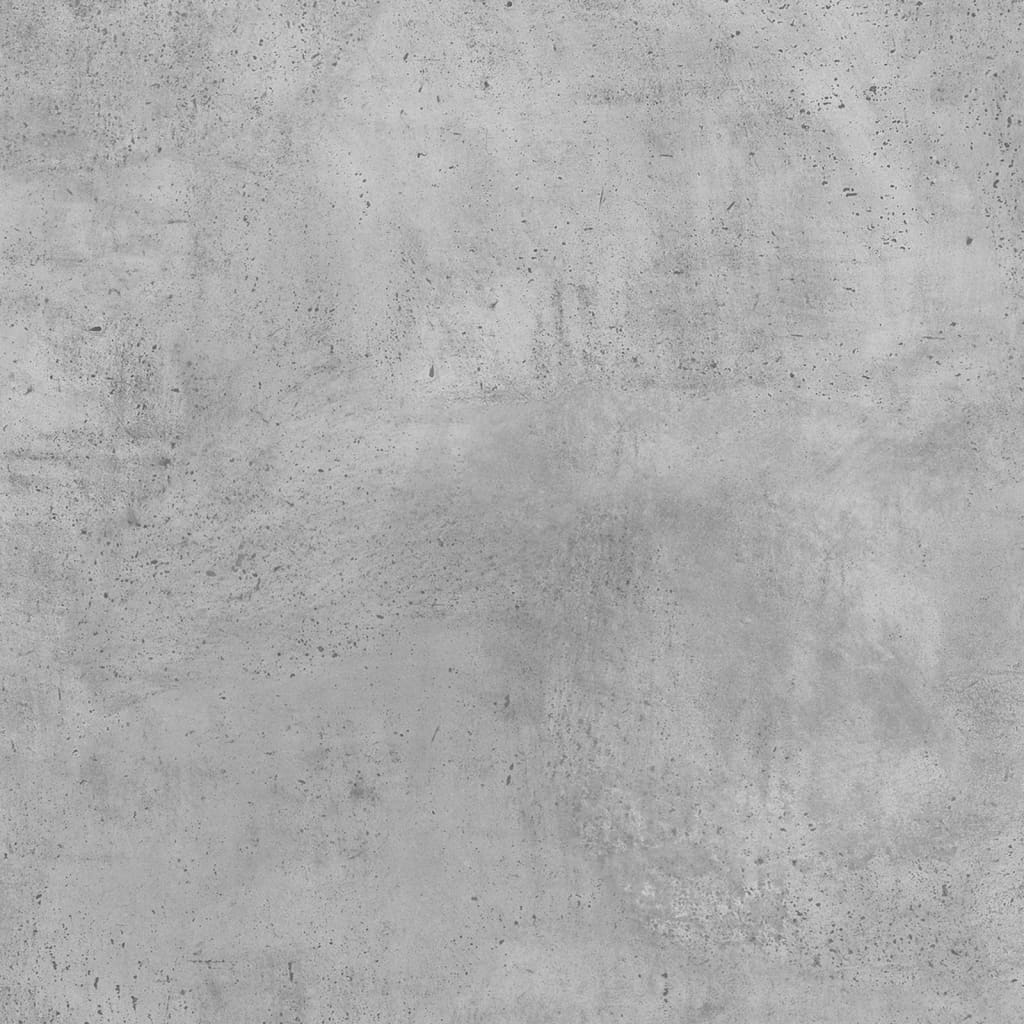 Маса за кафе, бетонно сива, 60x50x36,5 см, инженерно дърво