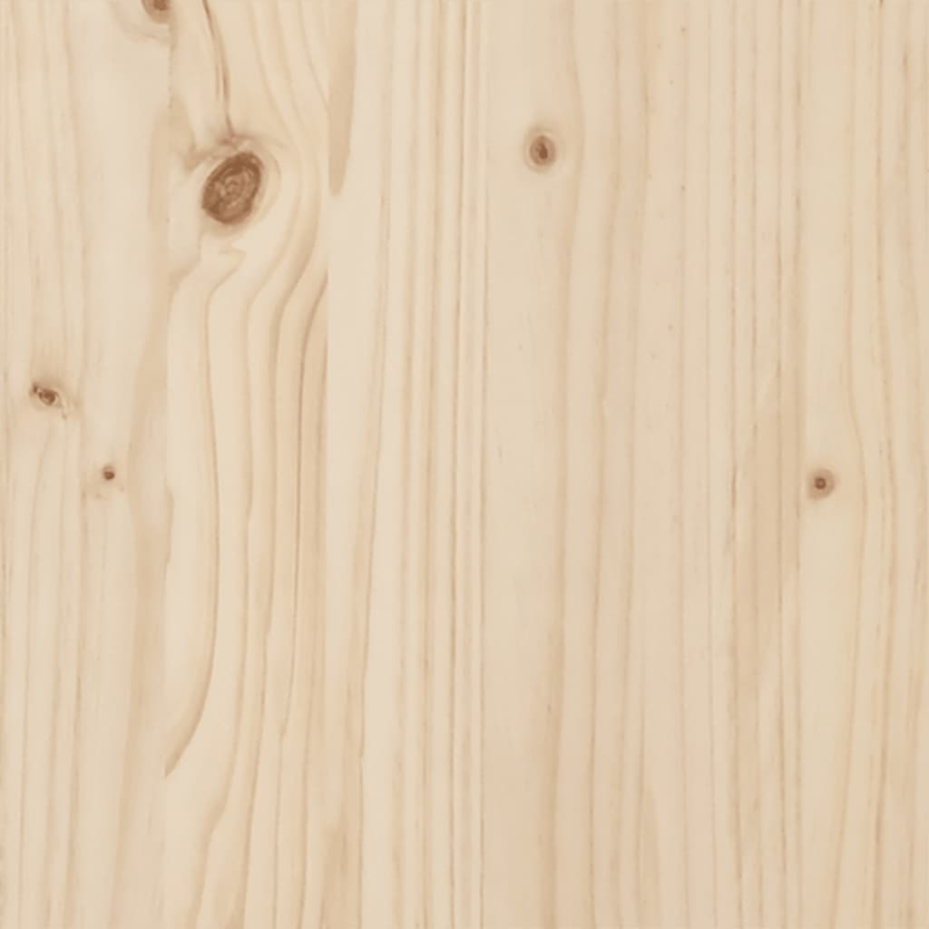 Маса за разсаждане с рафт, 108x50x75 см, борово дърво масив