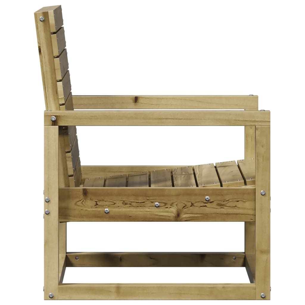 Градински стол, 57,5x63x76 см, импрегнирана борова дървесина